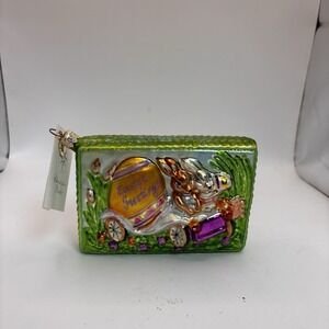 Christopher Radko Easter Greetings Postcard Ornament #00-477-0 5"x3.5"